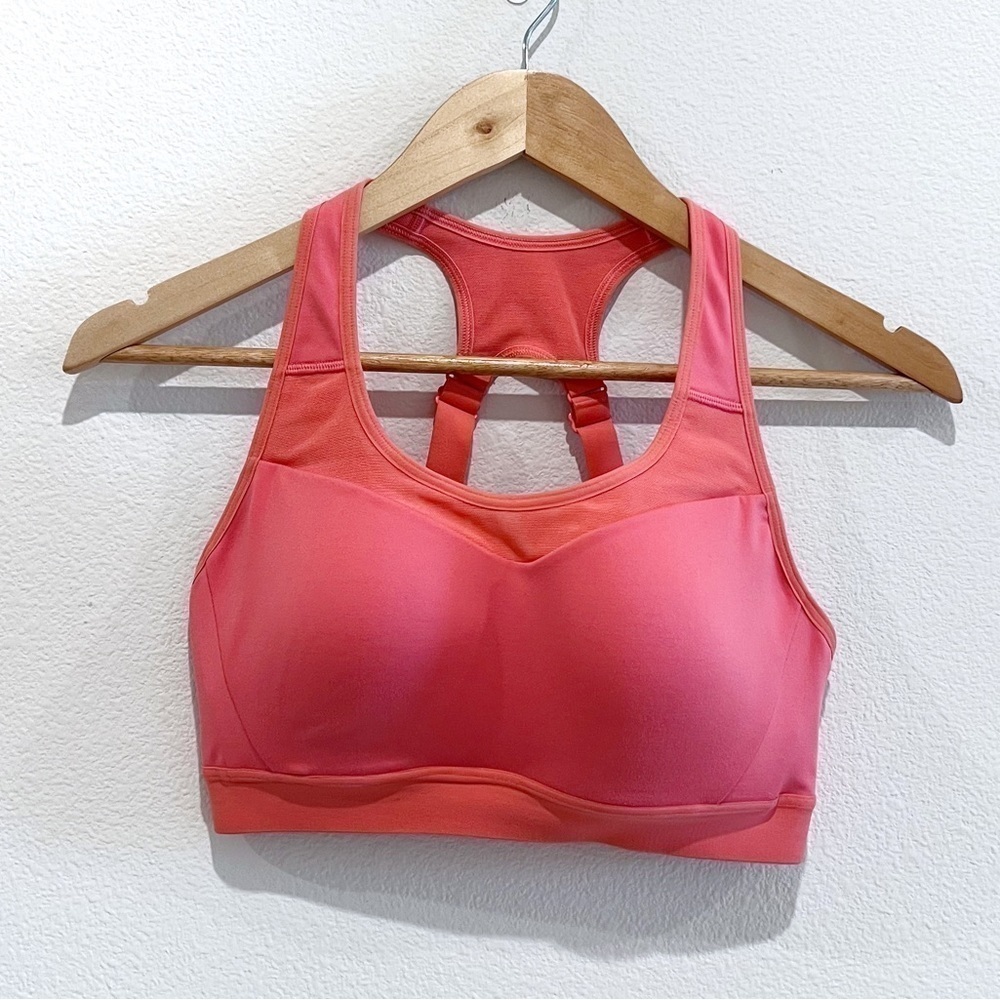 Gymshark Coral Racerback Sports Bra Size S